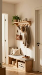 flur wenig platz ordnung