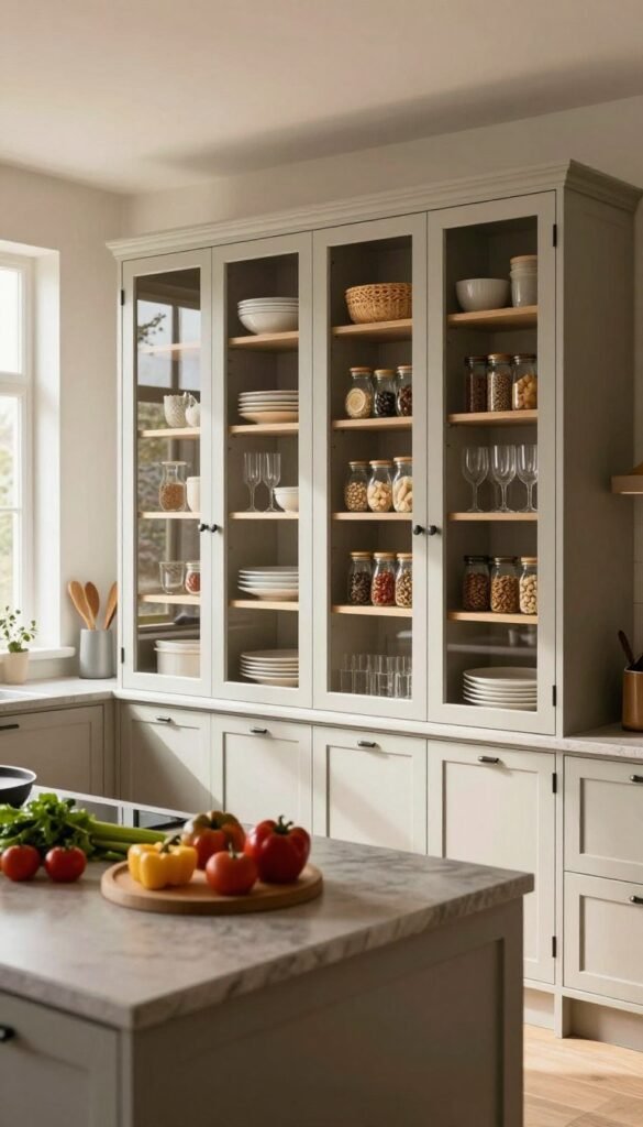 hohe küchenschränke nutzen