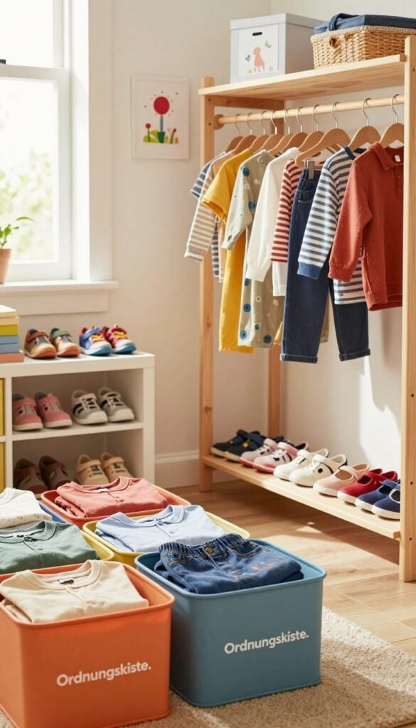 kinder kleiderschrank ordnung