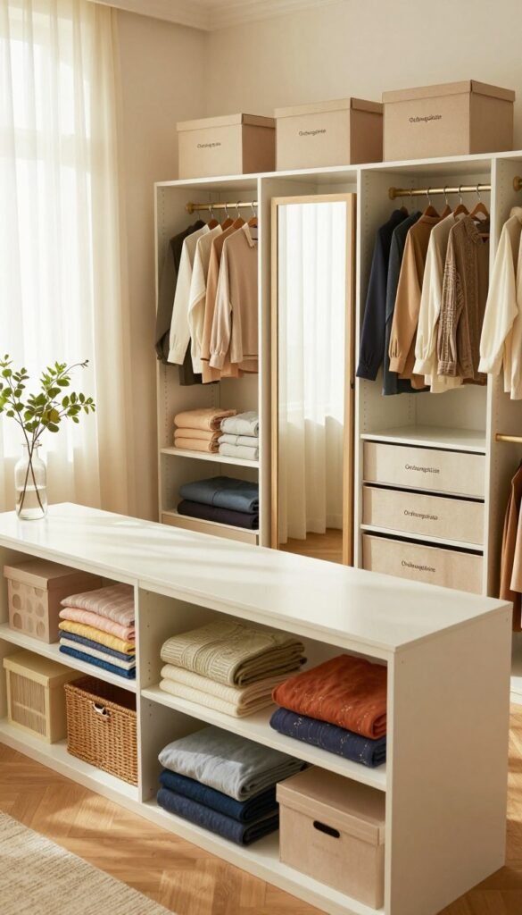 kleiderschrank ordnung halten