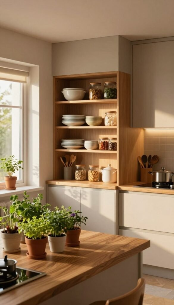 kleine küche aufbewahrung
