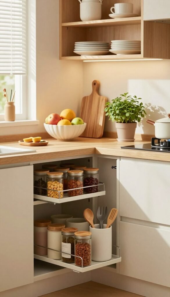 kleine küche organisieren