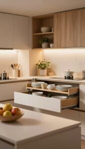 küche ohne schubladen