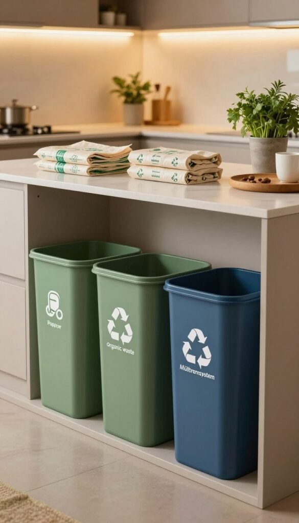 mülltrennung küche system