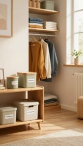 ordnung trotz wenig schrank