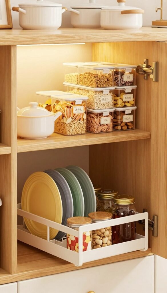 schrank organizer küche