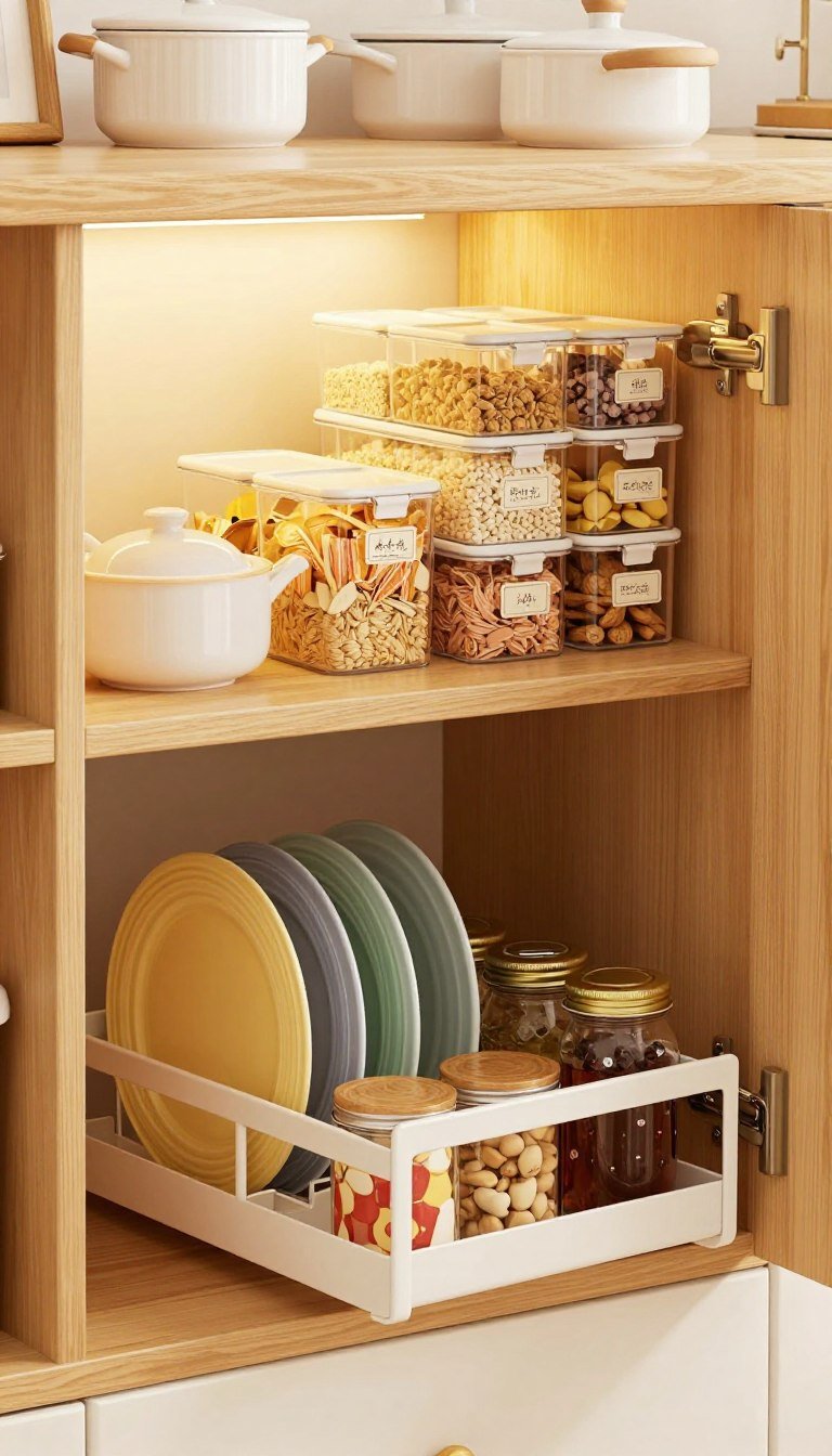schrank organizer küche