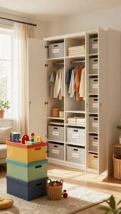 schrankorganisation familien