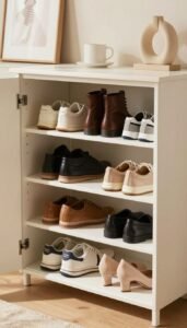 schuhe lagern schrank