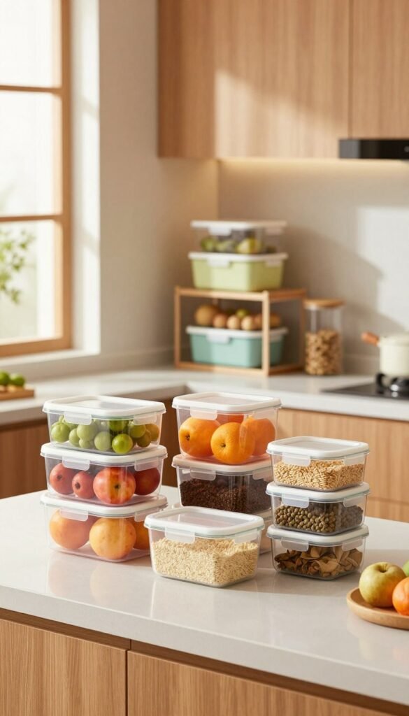 stapelbare aufbewahrung küche