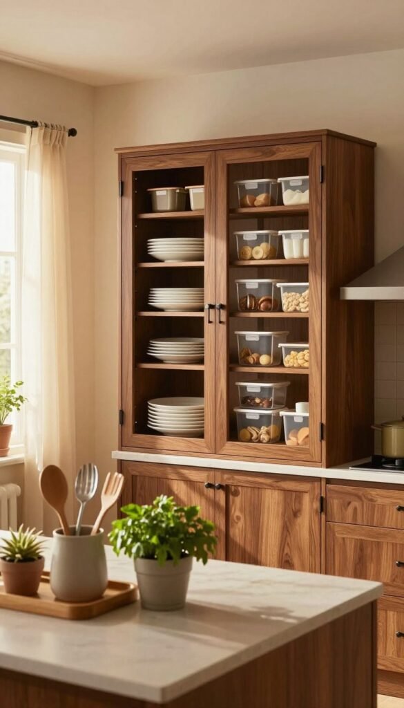 tiefe küchenschränke