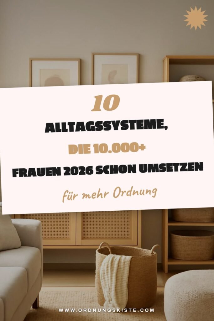 10 Alltagssysteme, die 10.000+ Frauen 2026 schon umsetzen