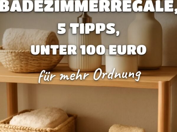 10 Badezimmerregale, 5 Tipps, unter 100 Euro — der große Check