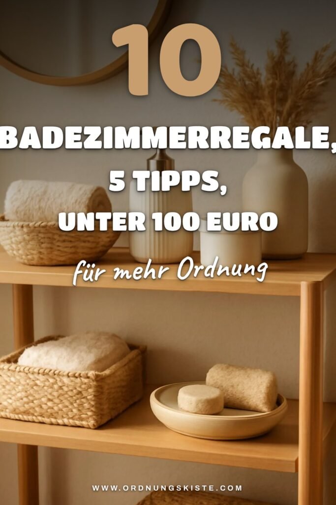 10 Badezimmerregale, 5 Tipps, unter 100 Euro — der große Check