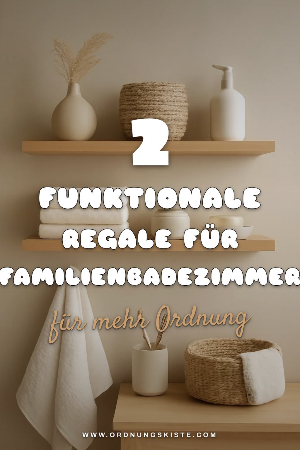 Funktionale Badezimmerregale für den Familienbedarf
