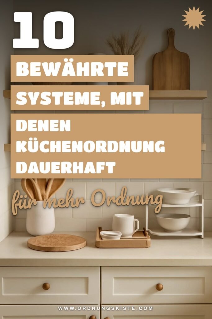 10 bewährte Systeme, mit denen Küchenordnung dauerhaft bleibt