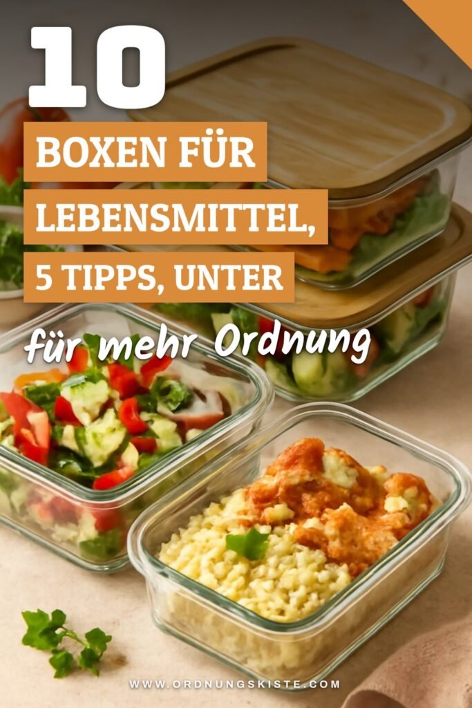 10 Boxen für Lebensmittel, 5 Tipps, unter 100 Euro — der große Check
