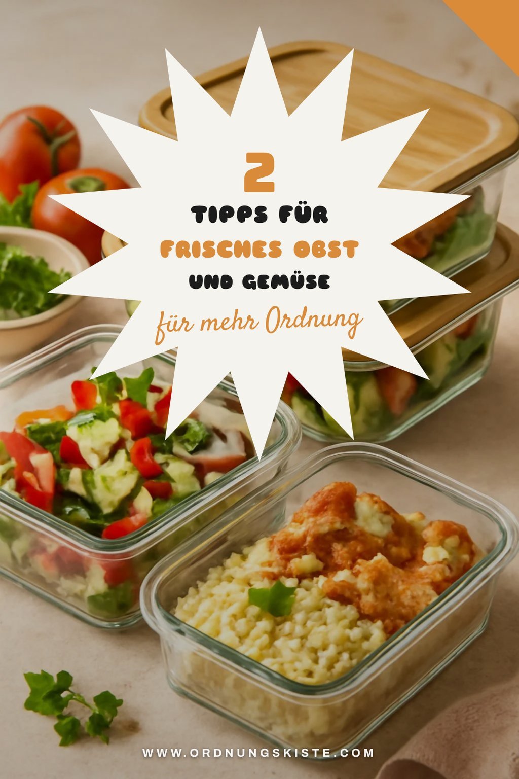 So bewahrst du frisches Obst und Gemüse auf