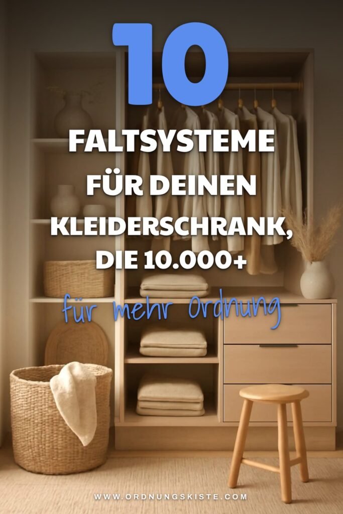 10 Faltsysteme für deinen Kleiderschrank, die 10.000+ Frauen 2026 schon umsetzen