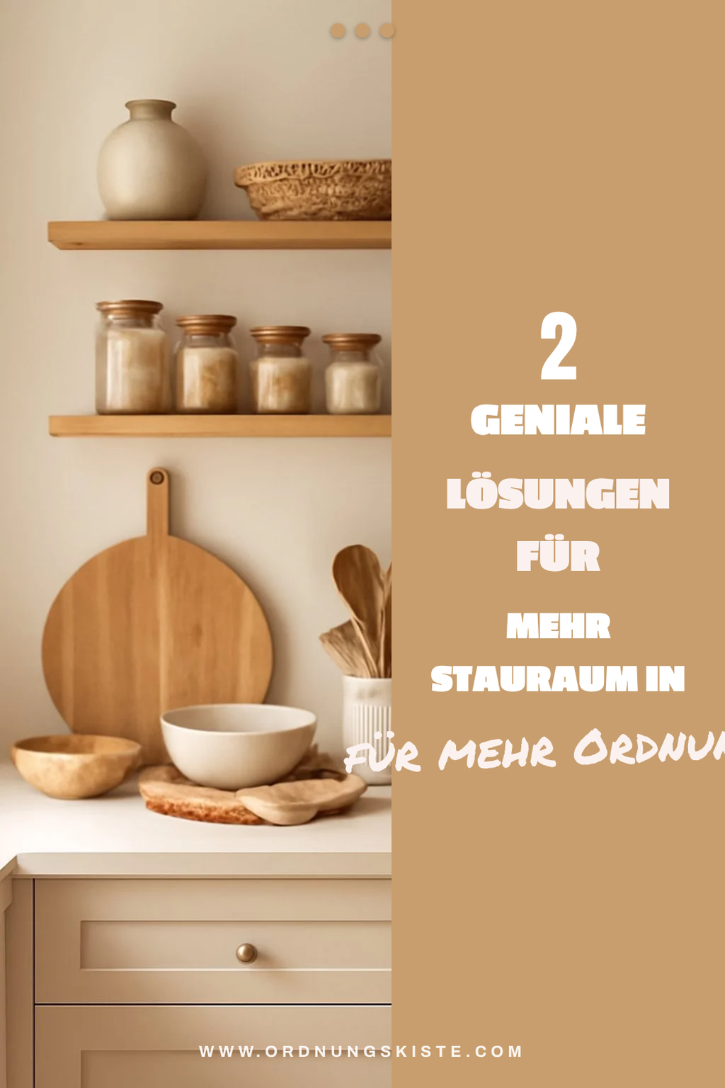 Cleverer Stauraum für Küchengeräte