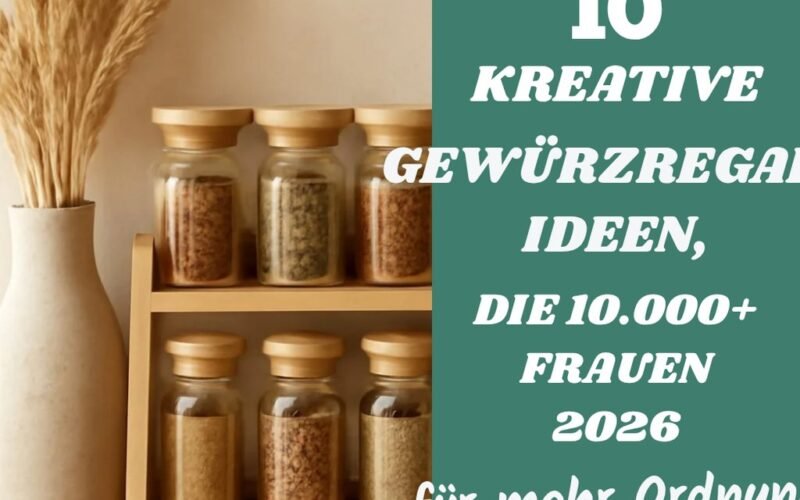 10 kreative Gewürzregal-Ideen, die 10.000+ Frauen 2026 schon umsetzen