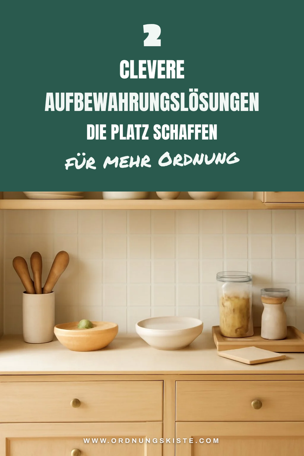 Praktische Aufbewahrungslösungen für die Küche