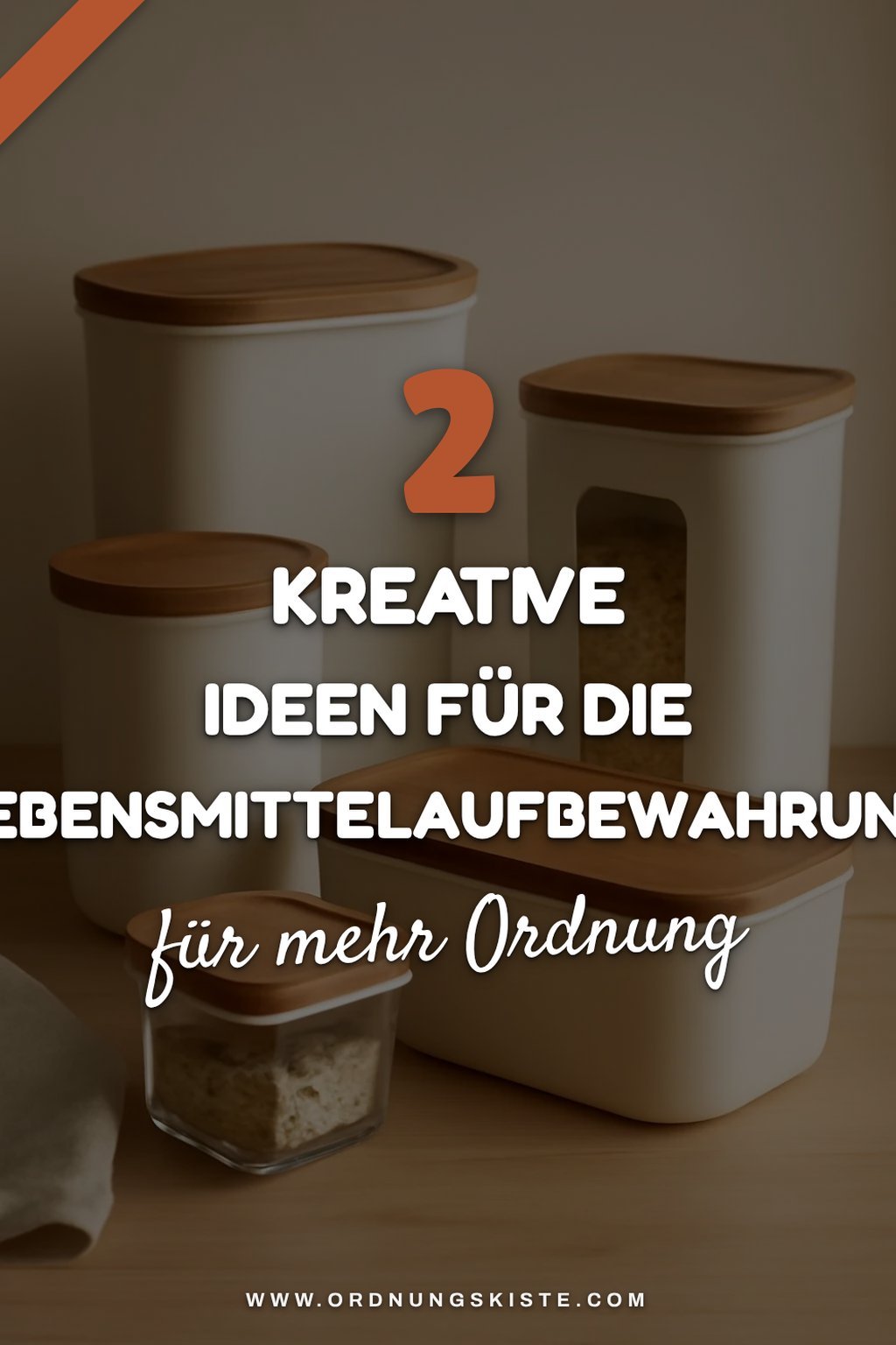 Kreative Lebensmittelaufbewahrung