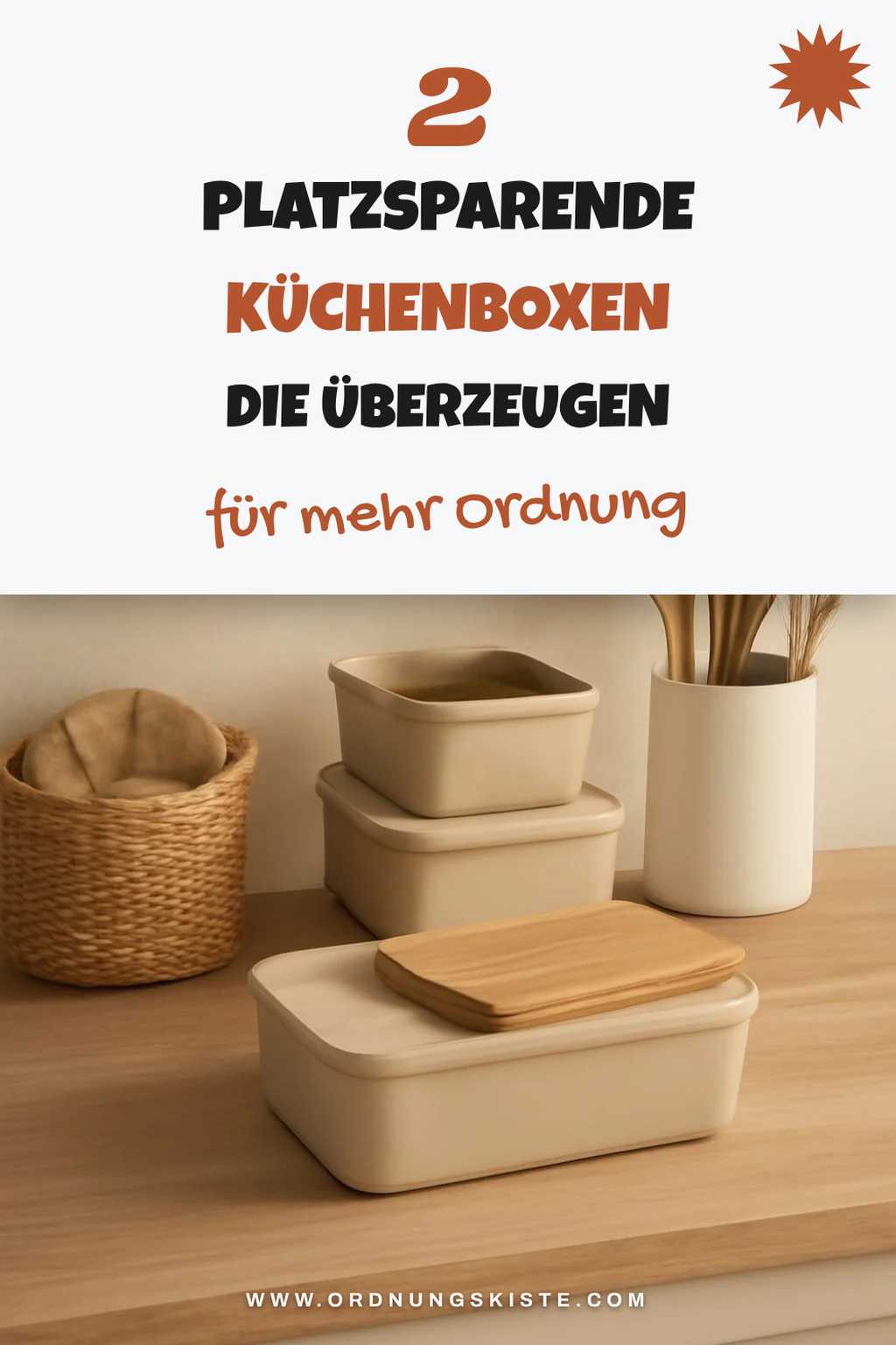 Ideen für platzsparende Küchenboxen