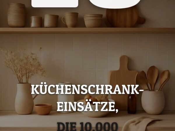 10 Küchenschrank-Einsätze, die 10.000 Frauen 2026 schon umsetzen