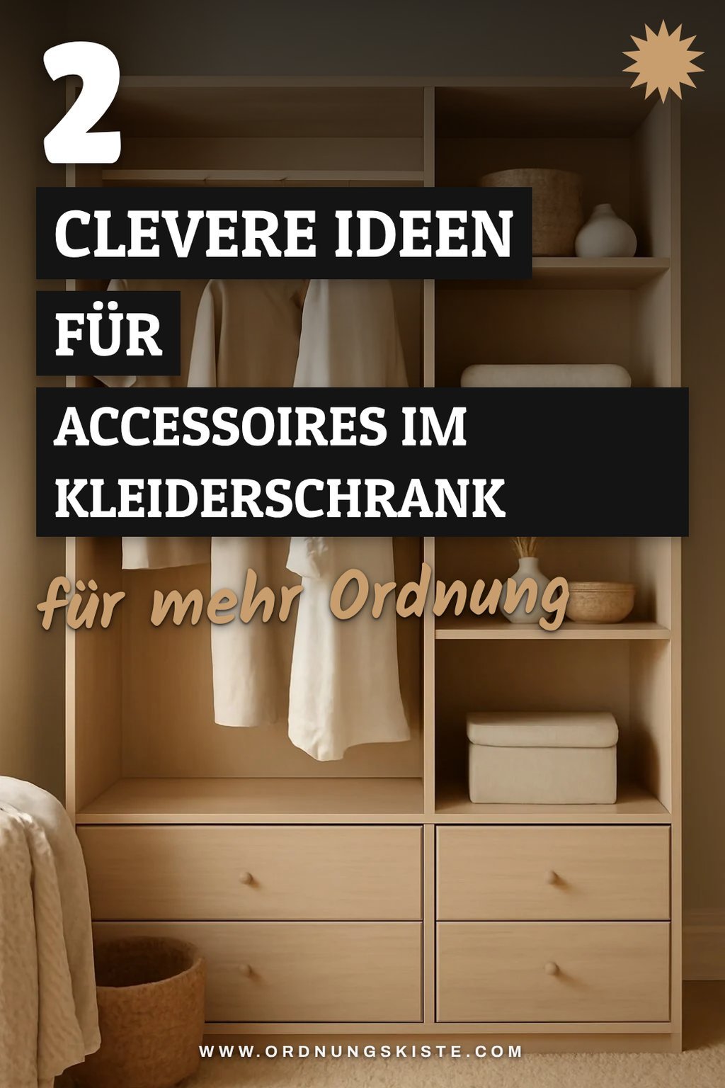 Kreative Aufbewahrungslösungen für Accessoires