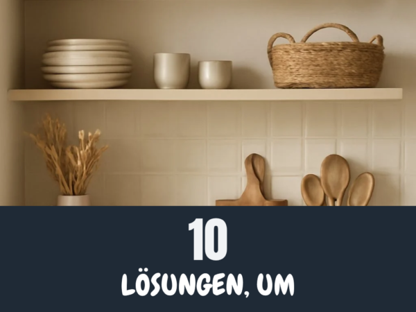 10 Lösungen, um kleine Küchenschubladen optimal zu nutzen