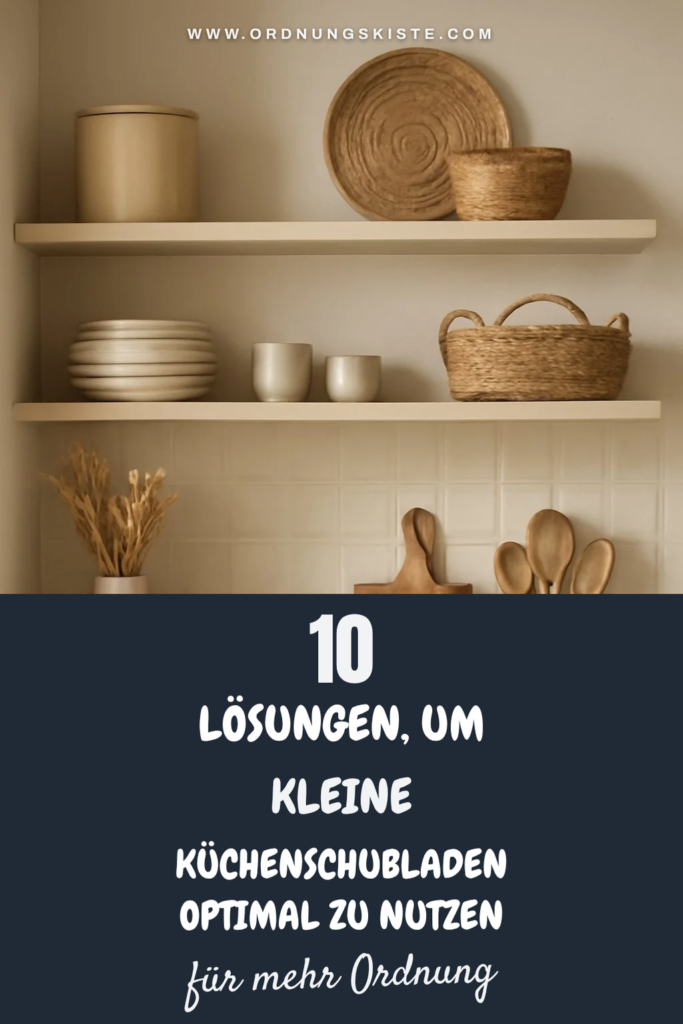 10 Lösungen, um kleine Küchenschubladen optimal zu nutzen