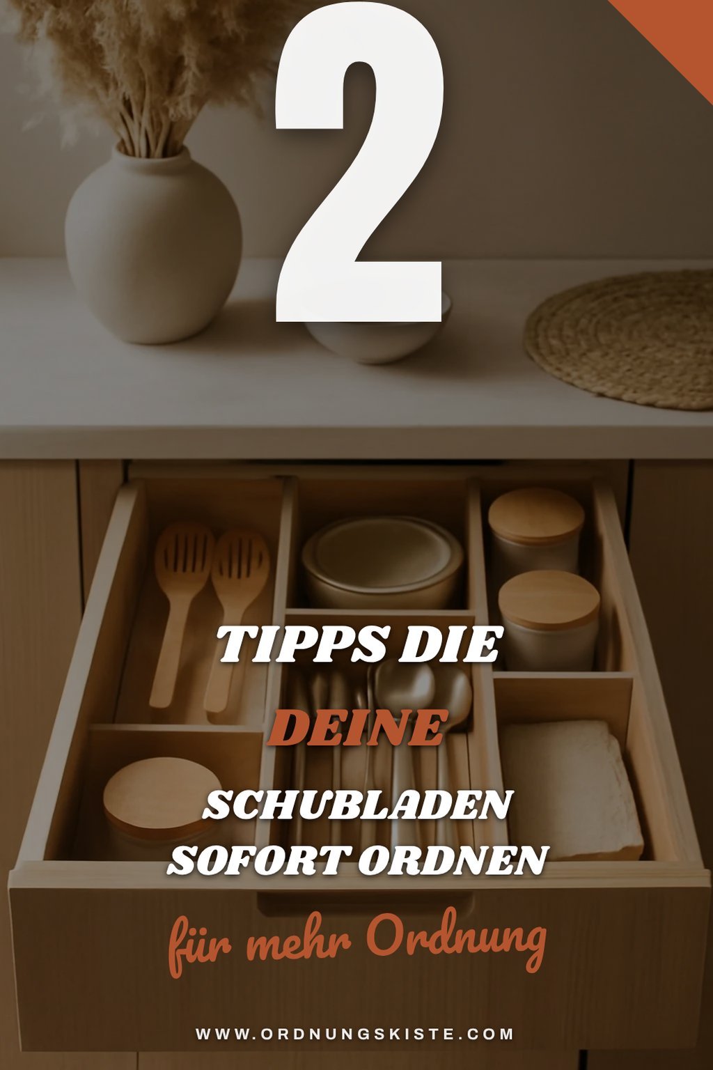 So bringst du Ordnung in kleine Küchenschubladen