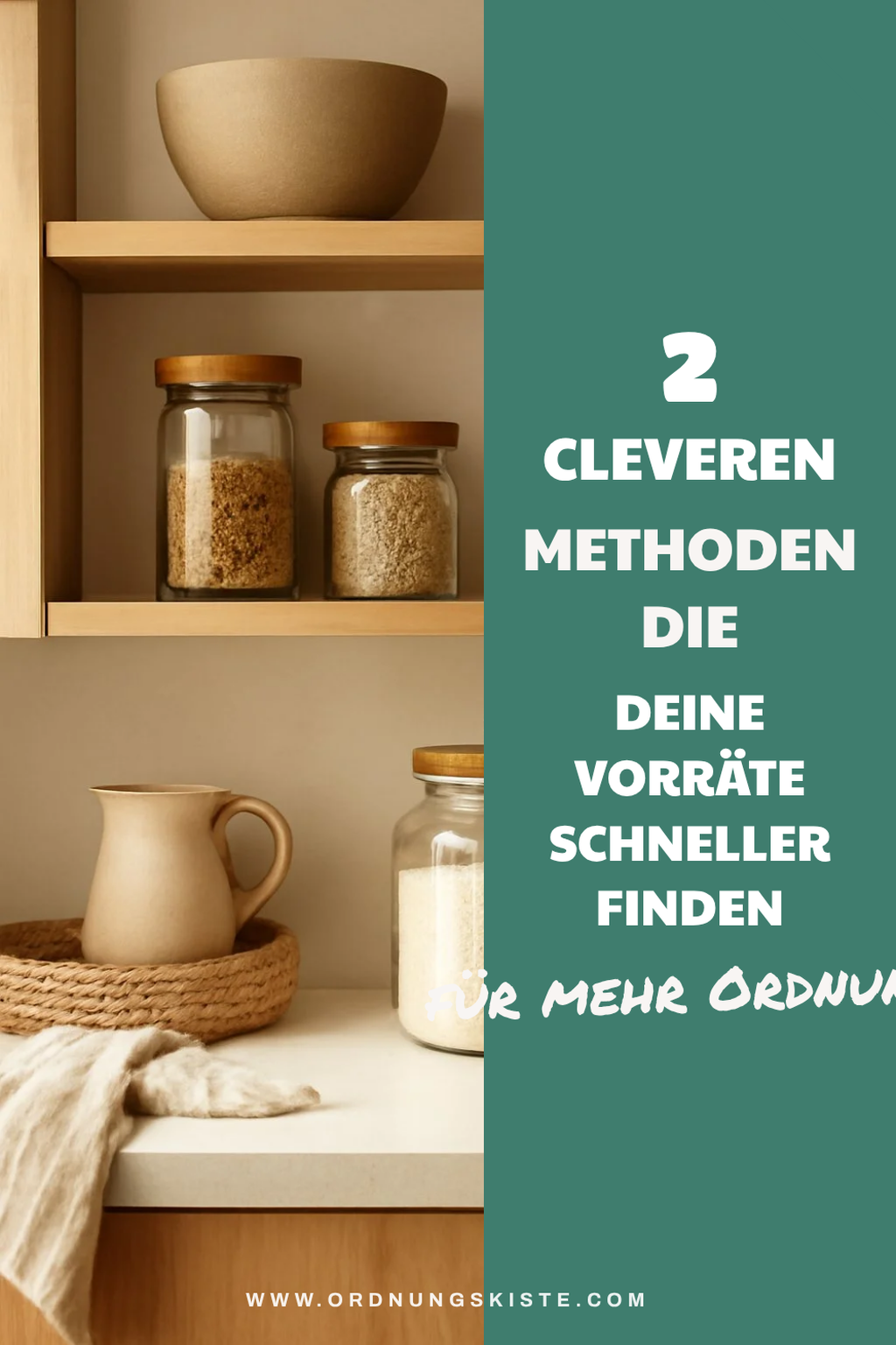 So findest du deine Vorräte schneller in der Küche