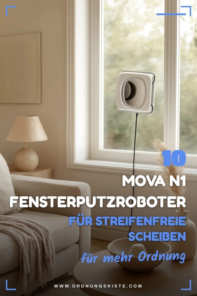 10 mova n1 Fensterputzroboter für streifenfreie Scheiben