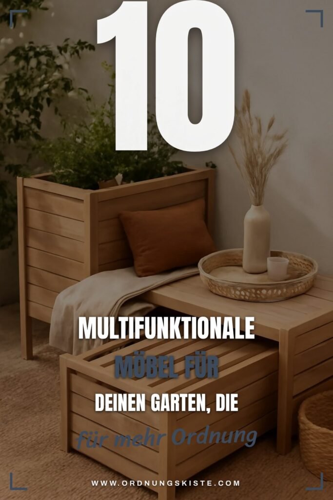 10 multifunktionale Möbel für deinen Garten, die 10.000+ Frauen 2026 schon umsetzen