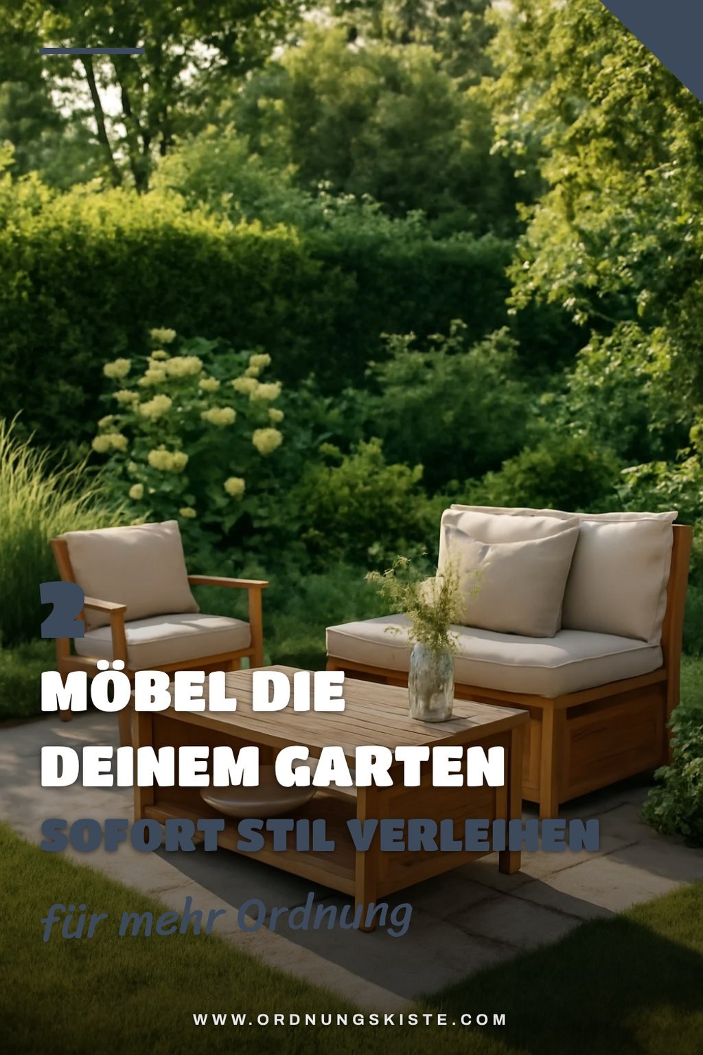 Wie du deinen Garten mit cleveren Möbeln aufwertest