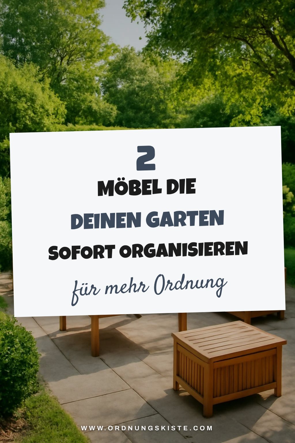 Diese Möbel sind der Schlüssel zu mehr Ordnung im Garten