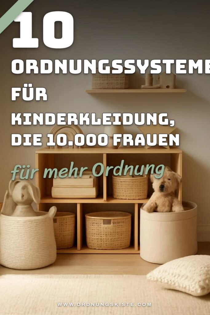 10 Ordnungssysteme für Kinderkleidung, die 10.000 Frauen 2026 schon umsetzen