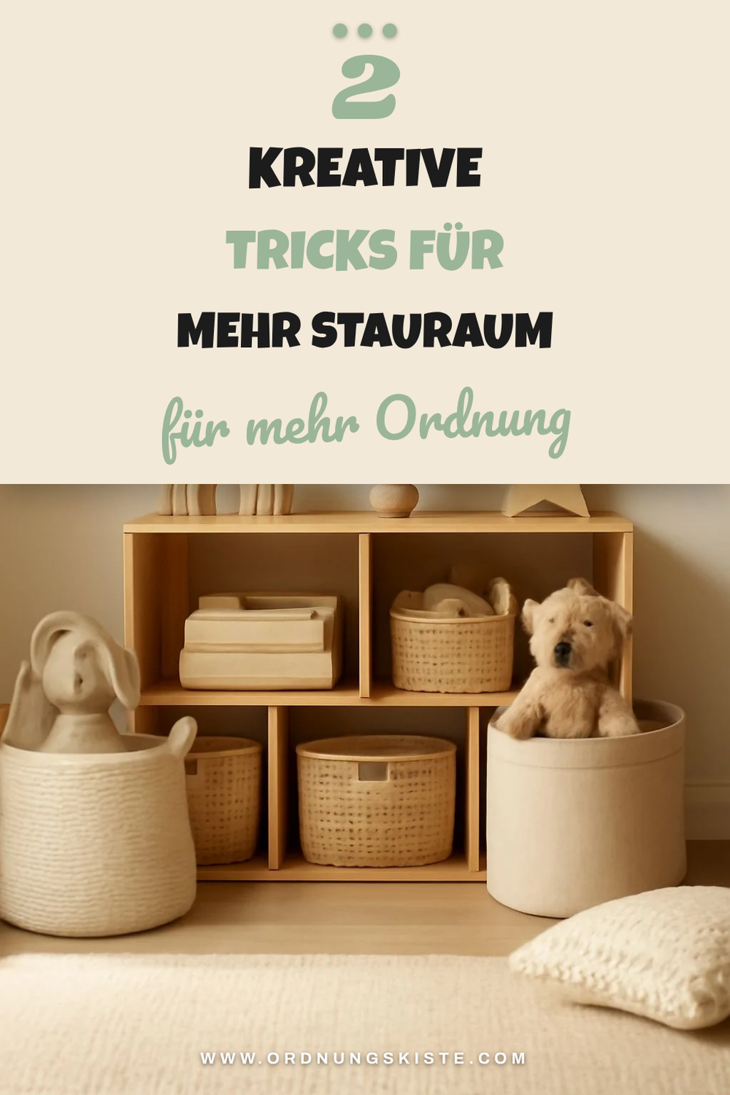 Kreative Ideen für mehr Stauraum im Kinderzimmer