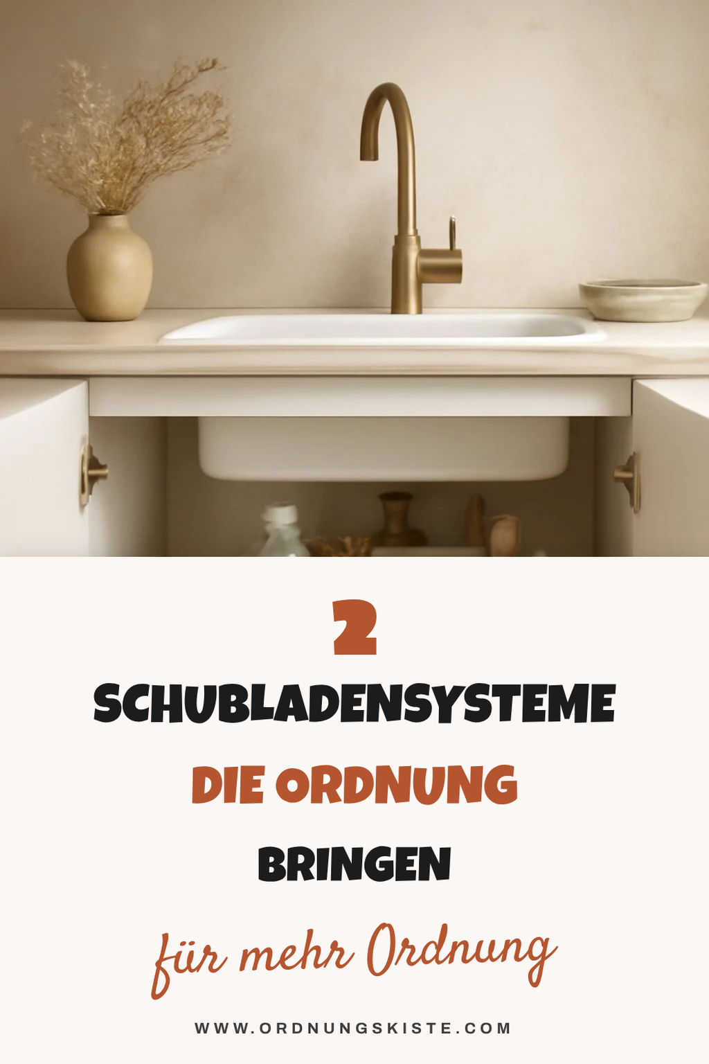 Schubladensysteme für Ordnung