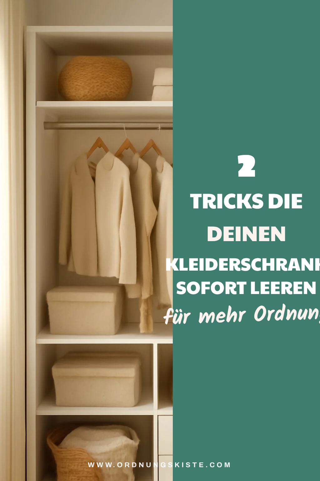 Wie du mit 3 einfachen Tricks Platz schaffst