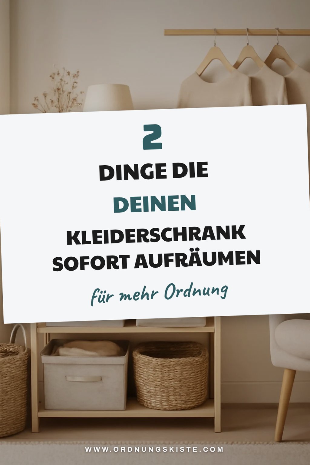 So bringst du Ordnung in deinen Kleiderschrank mit Stoffboxen