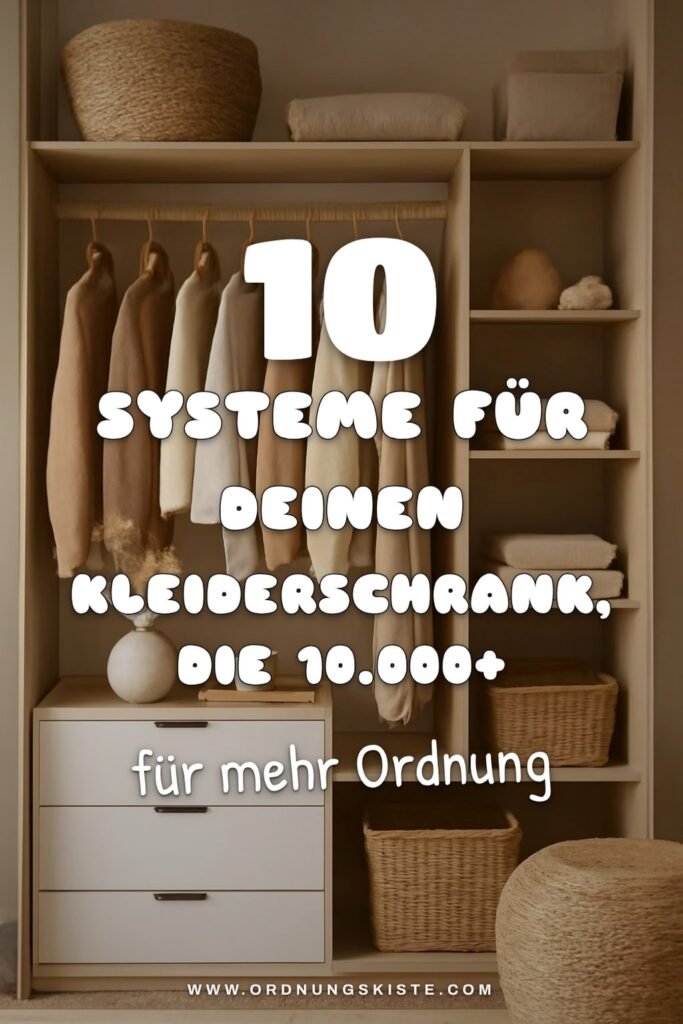 10 Systeme für deinen Kleiderschrank, die 10.000+ Frauen 2026 schon umsetzen