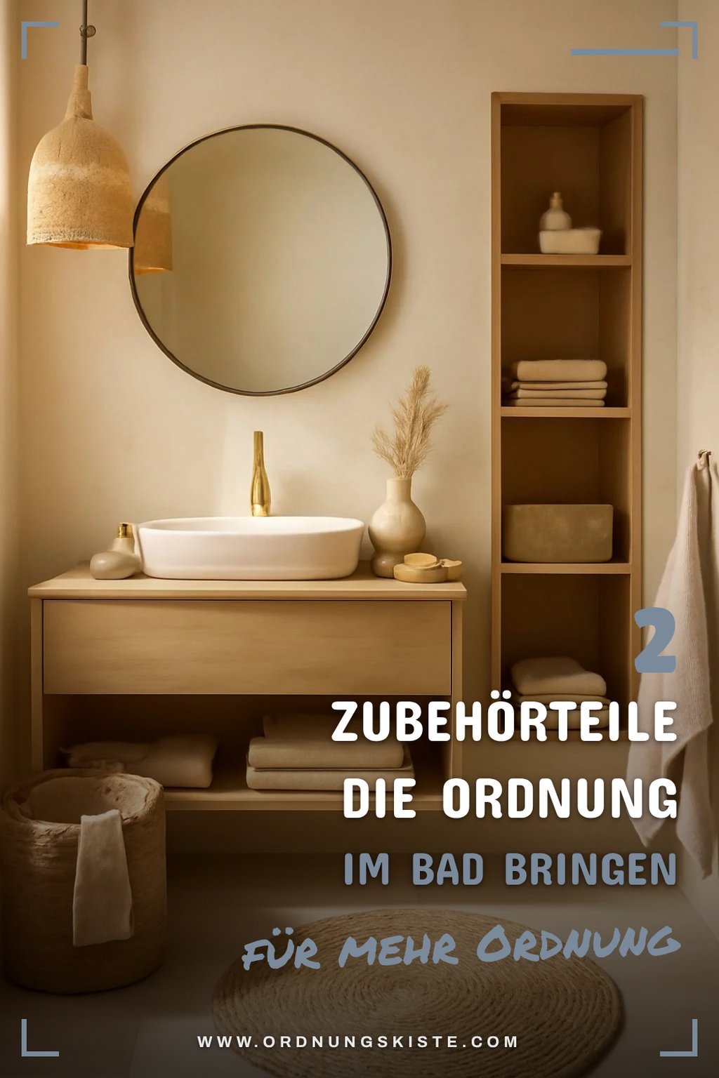 Cleveres Zubehör für mehr Ordnung im Bad