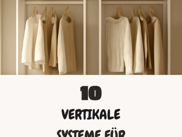 10 vertikale Systeme für deinen Kleiderschrank, die 10.000+ Frauen 2026 schon umsetzen