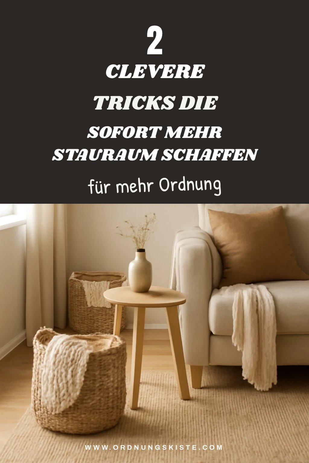 Diese 5 Tricks schaffen sofort mehr Stauraum ohne Möbel
