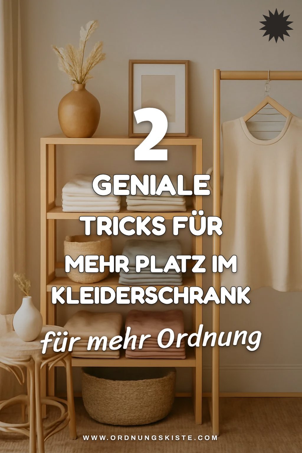Diese Tricks bringen Platz in deinen Kleiderschrank!