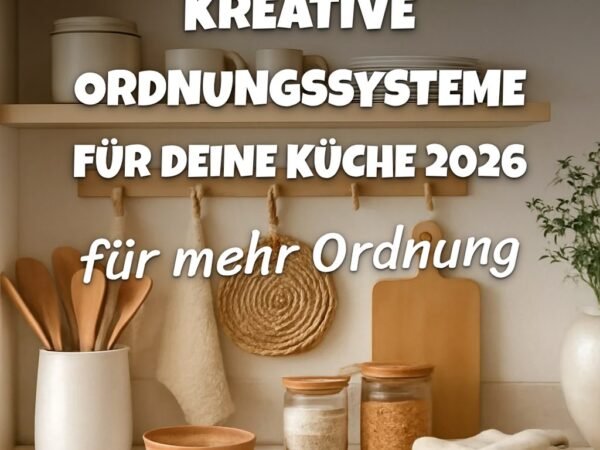 7 kreative Ordnungssysteme für deine Küche 2026