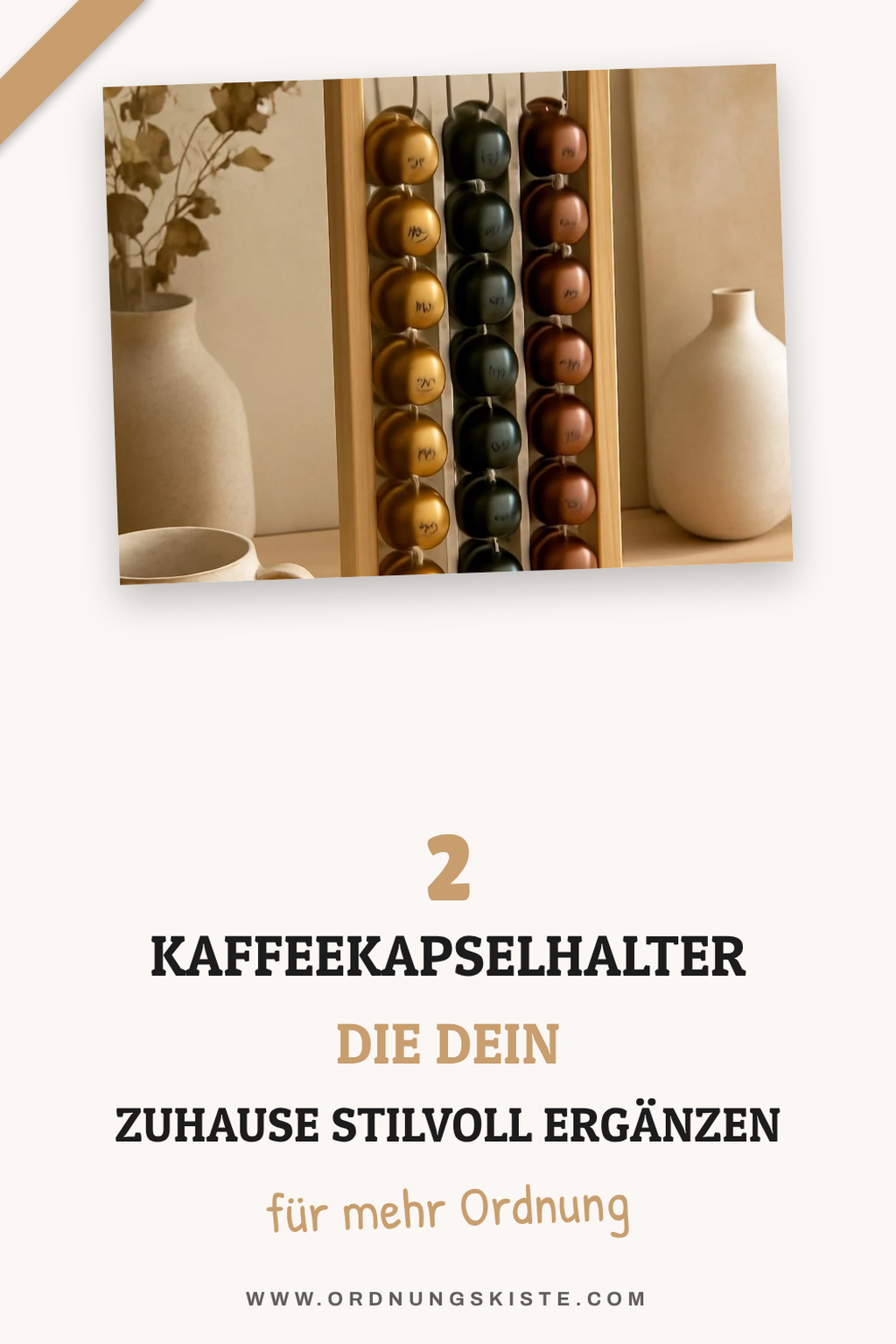 Kaffeekapselhalter für das stilvolle Zuhause